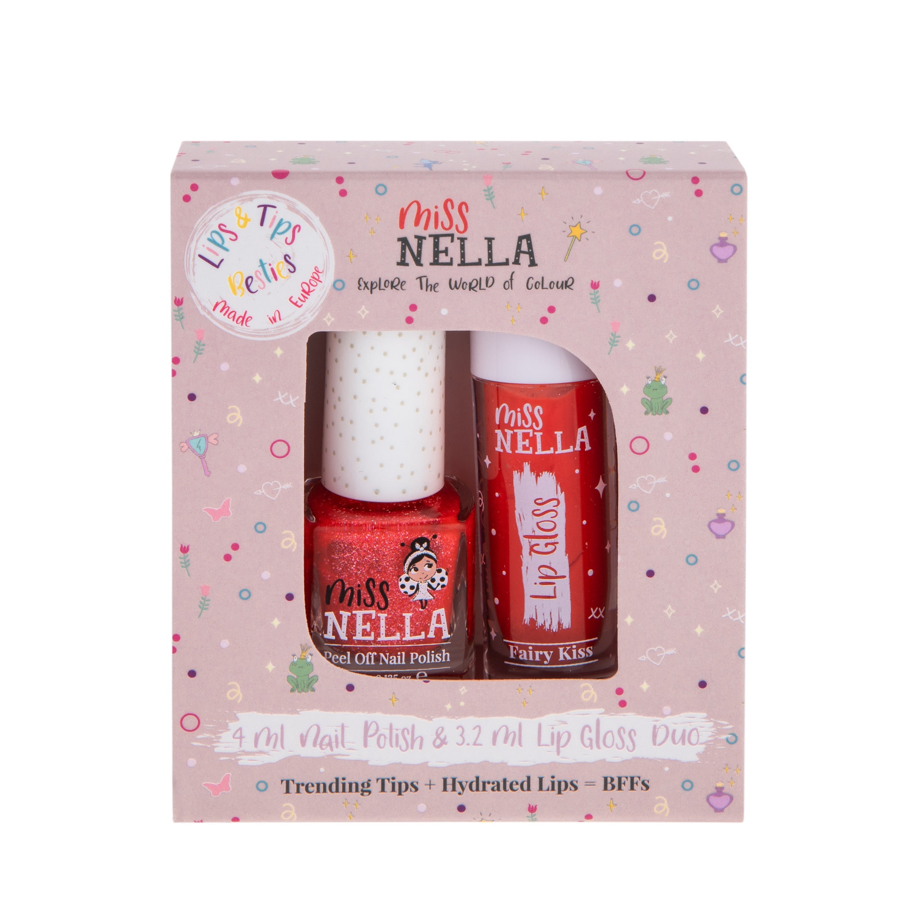 Kids Lip Gloss & Nail Polish Duo Set