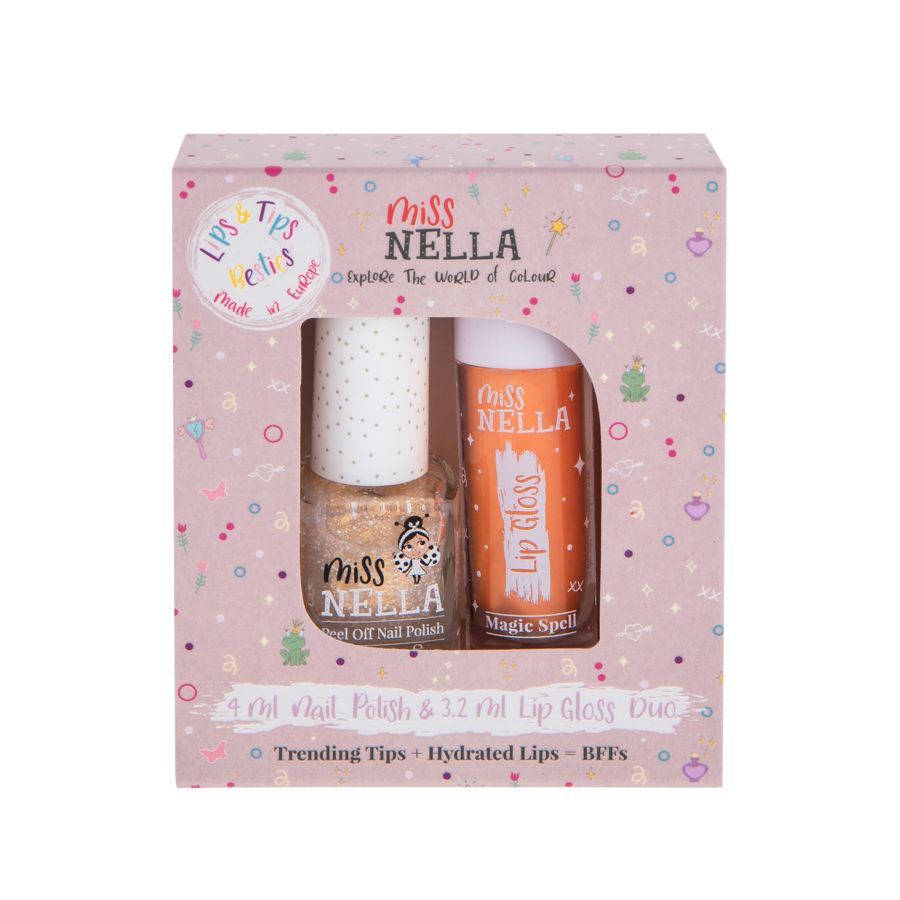 Kids Lip Gloss & Nail Polish Duo Set