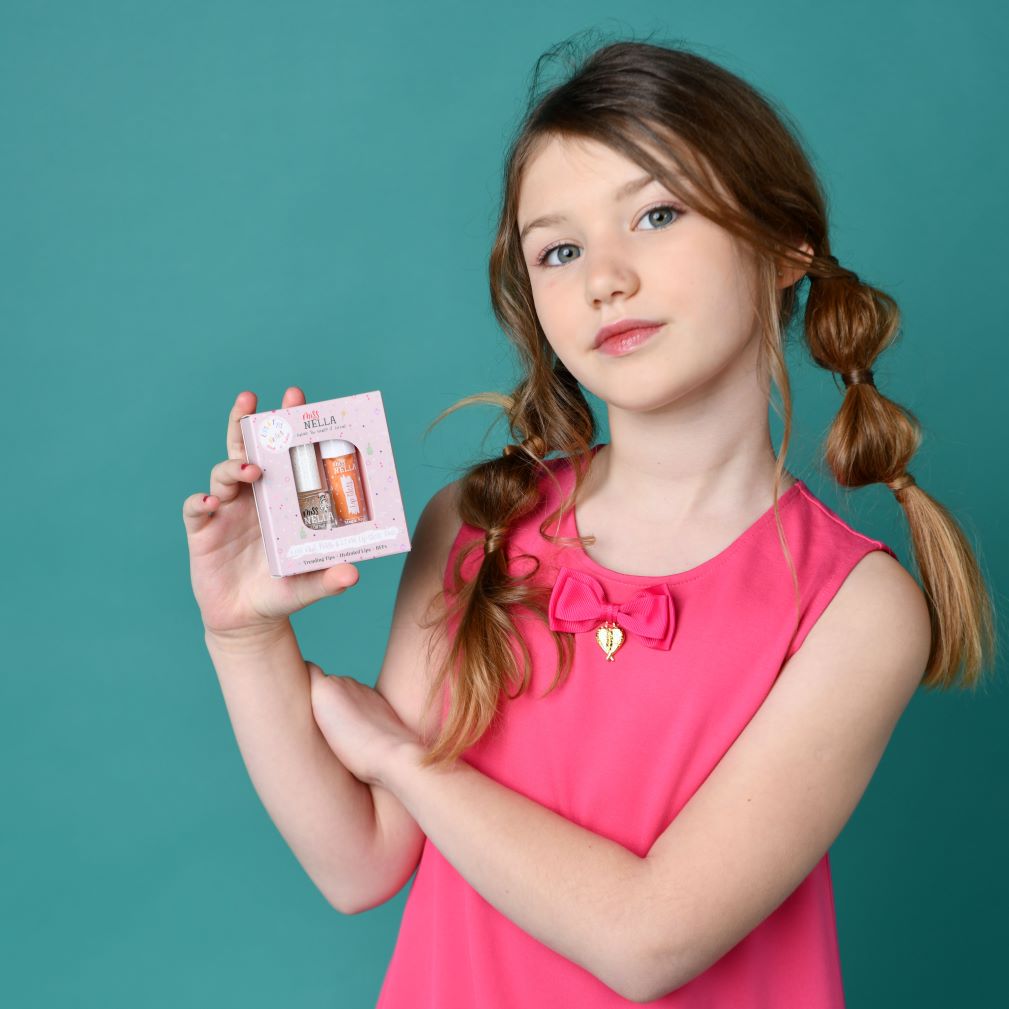 Kids Lip Gloss & Nail Polish Duo Set